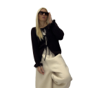 cardigan con fiocchi sul davanti doll